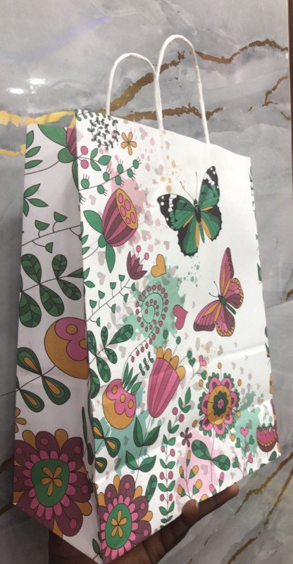 Sac Cadeau Papillon 25.5x33x12.5cm (12pc) JKZD-A-1643-4